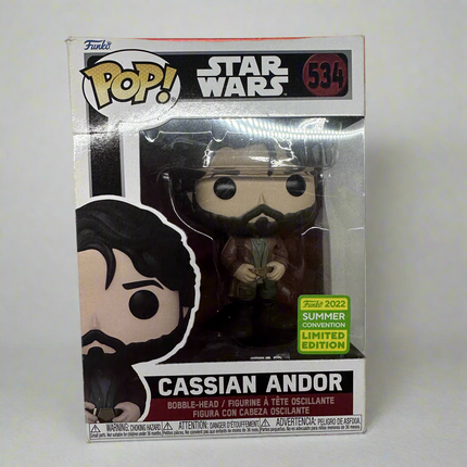 Funko Pop Star Wars Cassian Andor Bobble-Head Limited Edition – New #534