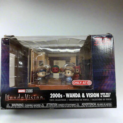 Funko Pop WandaVision 2000s Wanda & Vision with Billy & Tommy – New