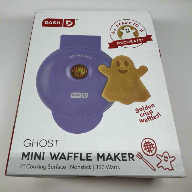 Dash Ghost Mini Waffle Maker - Open Box