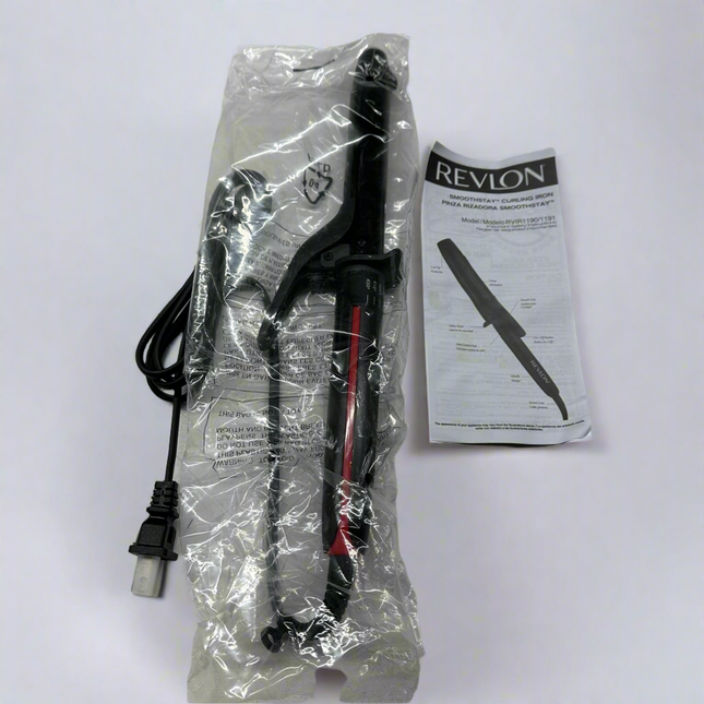 REVLON SmoothStay 1" Curling Iron with Ceramic Barrel – Open Box