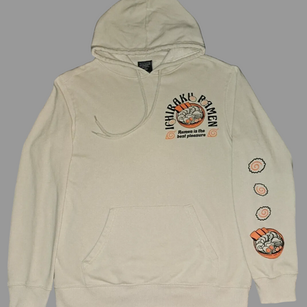 Naruto Ichiraku Ramen Hoodie -Beige Size XXL