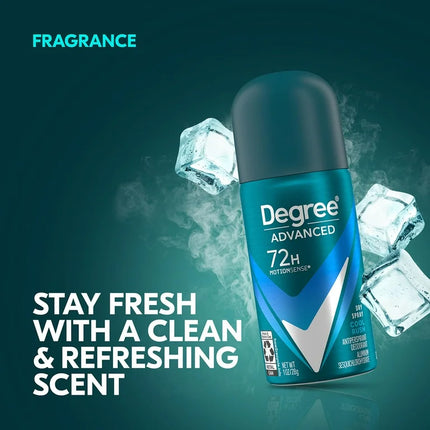 Degree Men Cool Rush Antiperspirant Deodorant Dry Spray, 2.5 oz