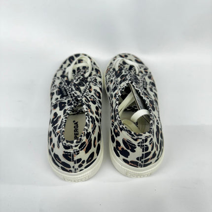 Superga 2750 Light Leopard Print Women's Canvas Trainers, New, No Box, Size 5