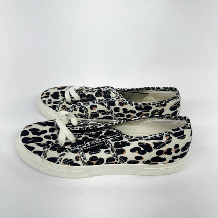 Superga 2750 Light Leopard Print Women's Canvas Trainers, New, No Box, Size 5