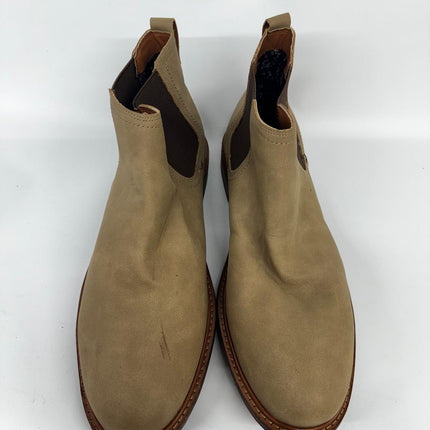 Madden Men's Suede Khaki Chelsea Boot - New with Imperfection,No Box, Size 11.5