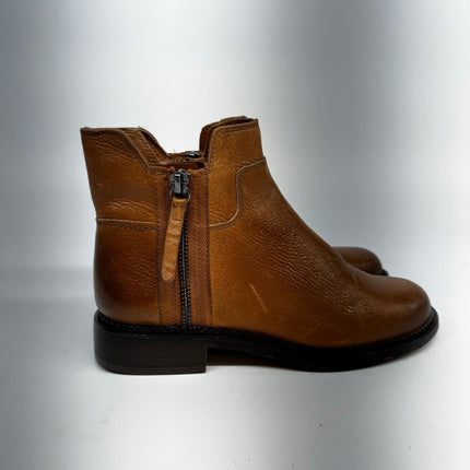 Franco Sarto Halford Booties - Brown, New with Imperfection, No Box, Size 5M