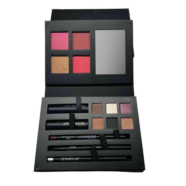 Jay Manuel Makeup Palette Kit - Blush, Eyeshadow, Lipstick, Eyeliner - New