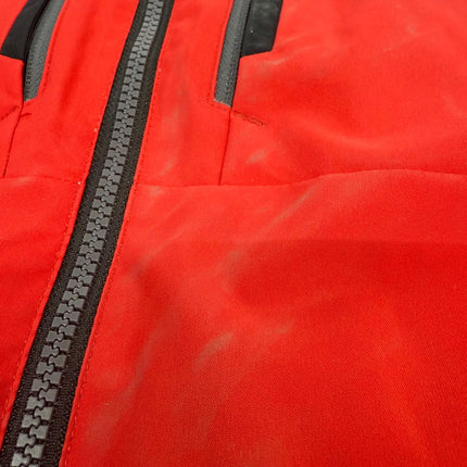 Obermeyer Men's Red Ski Jacket with Hood Brakelight Size S – New with Imperfections