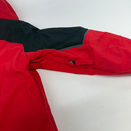 Obermeyer Men's Red Ski Jacket with Hood Brakelight Size S – New with Imperfections
