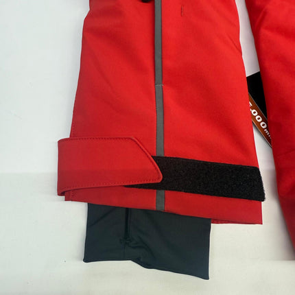Obermeyer Men's Red Ski Jacket with Hood Brakelight Size S – New with Imperfections