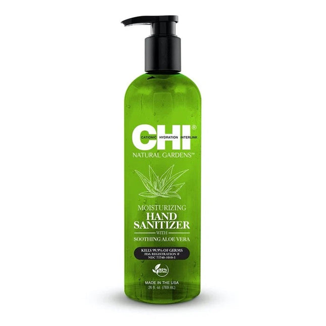 CHI Organic Gardens Moisturizing Hand Sanitizer w/Aloe Vera Pump 26oz