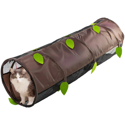 Snarky Pets Cat Tunnel Mesh Play House – Collapsible Cat Tunnel 48x14