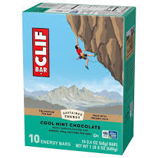 10CT Clif Bar Cool Mint Chocolate Energy Bar (Jan 30, 2027)