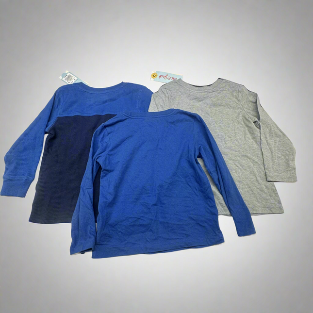 Cat & Jack 3-Pack Long Sleeve Shirts - Size 3T, New