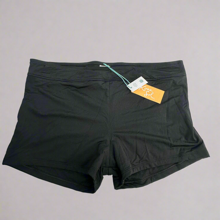 Kona Sol Women’s Mid-Rise Swim Shorts (New), (Size L 12-14).