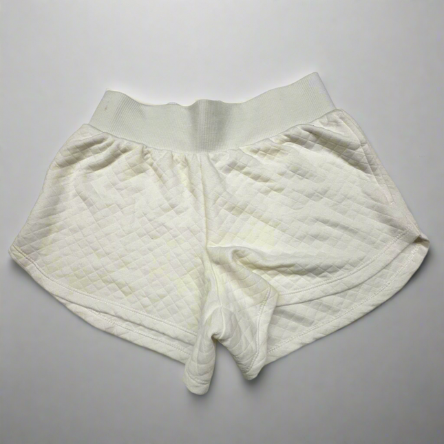 Stars Above Cream Quilted Shorts, Size S, New