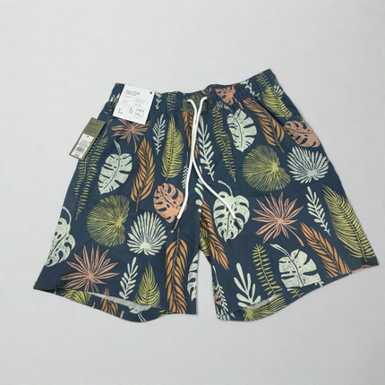 Goodfellow & Co Men’s Swim Trunks - Navy Leaf (Size M) - New