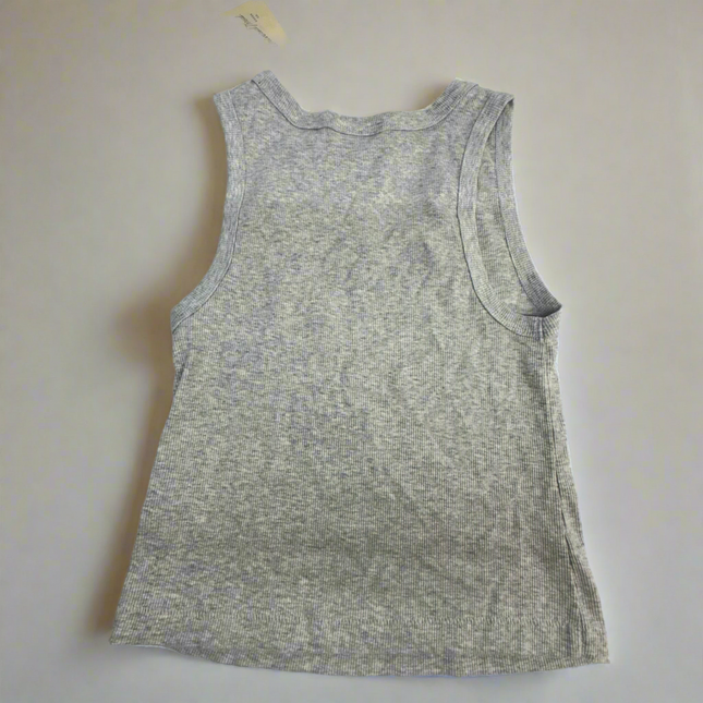 Universal Thread Heather Grey Ribbed Tank Top, Size M, New