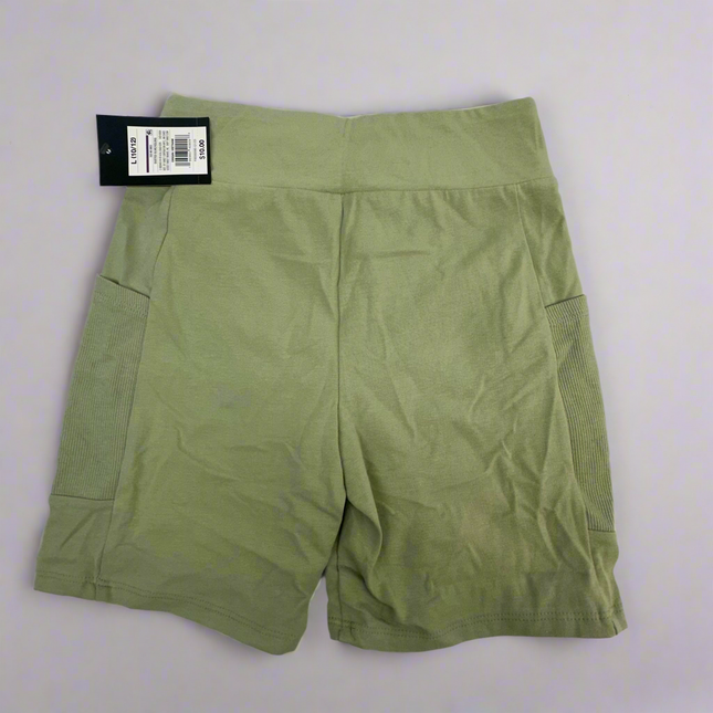 Art & Class Dusty Olive Shorts - New - Size L (10-12)