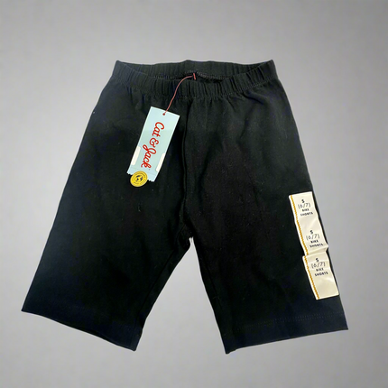 Cat & Jack Black Shorts - New Size S (6/7)