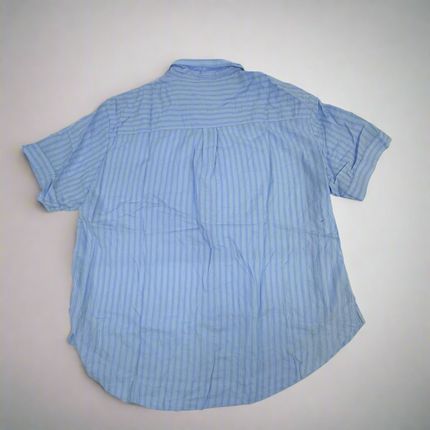 Stars Above Women’s Blue Striped Button-Down Shirt - New