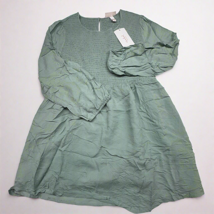 Isabel Maternit girls  Long-Sleeve Smocked Dress - Size M - New