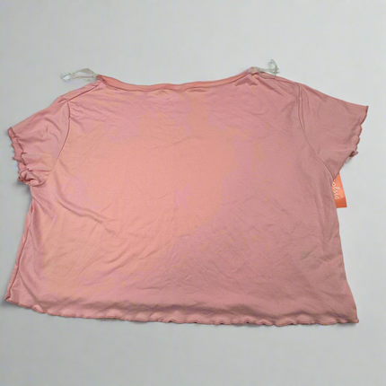 Colsie Women’s Pink Short-Sleeve Top, Size L, New