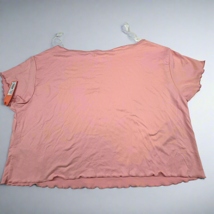 Colsie Women’s Pink Short-Sleeve Top, Size L, New