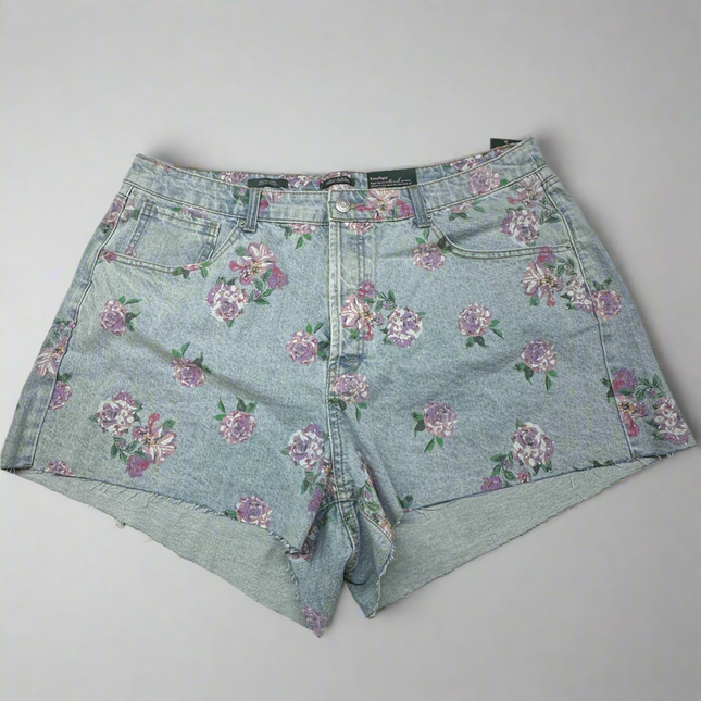 Wild Fable Floral Denim Shorts Size 17 - New