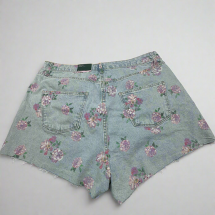 Wild Fable Floral Denim Shorts Size 17 - New