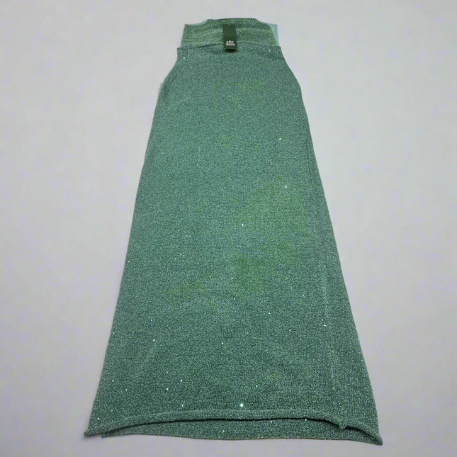 Wild Fable Women’s Glittery Green Knit Skirt - New, Size XS