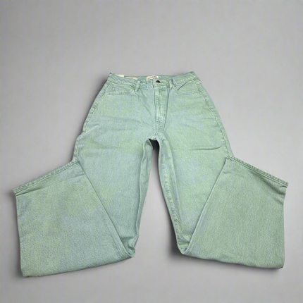 Universal Thread Women’s Vintage Straight Jeans, Size 10, New - Green Denim