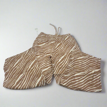 A New Day Women’s Brown Zebra Print Pants XL - New