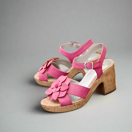 b.ø.c Women’s Pink Cork Sandals - New Without Box, Size M