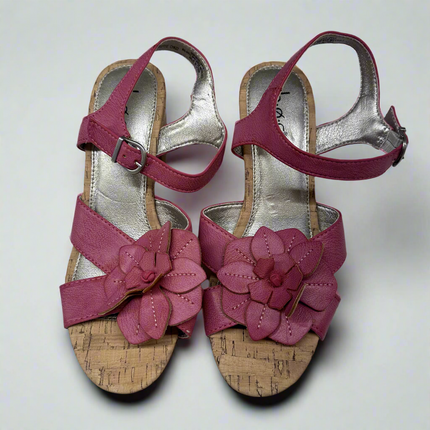 b.ø.c Women’s Pink Cork Sandals - New Without Box, Size M