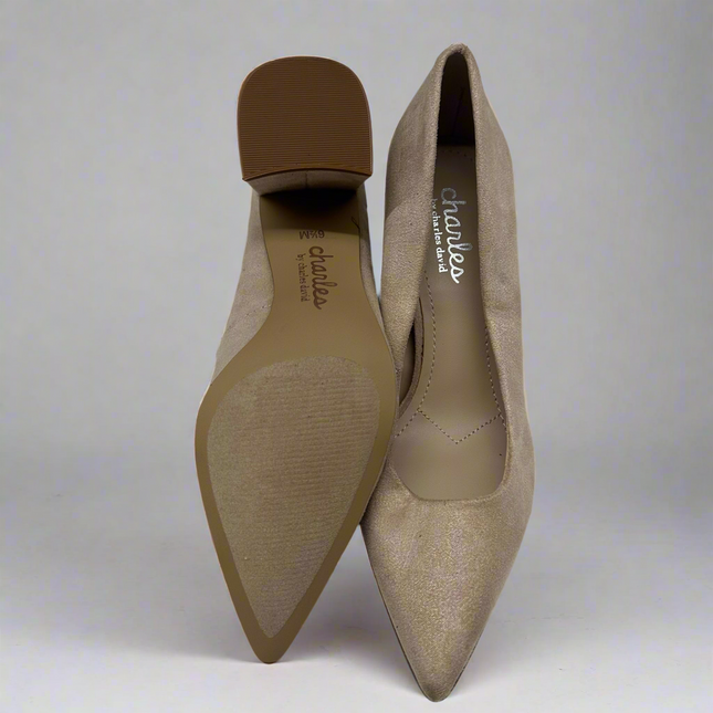 Charles by Charles David Women’s Suede Block Heel Pumps - New Without Box - Size 6.5