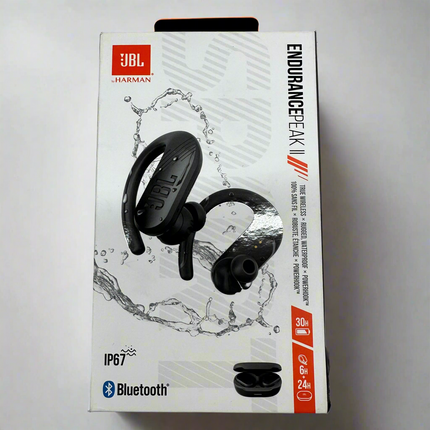 JBL Endurance Peak II Wireless Earbuds – Waterproof, Open Box