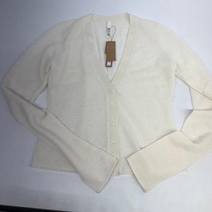 SKIMS Featherweight Cashmere Cardigan Pearl White Size S New