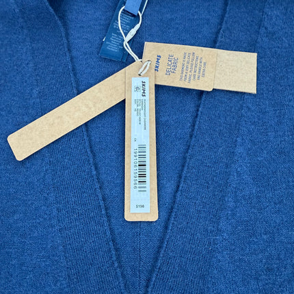 SKIMS Featherweight Cashmere Cardigan Navy Blue Size XS - New