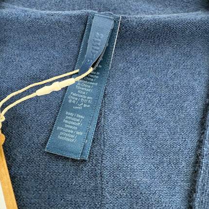 SKIMS Featherweight Cashmere Cardigan Navy Blue Size XS - New