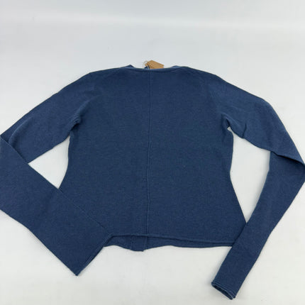 SKIMS Featherweight Cashmere Cardigan Navy Blue Indigo Size M New