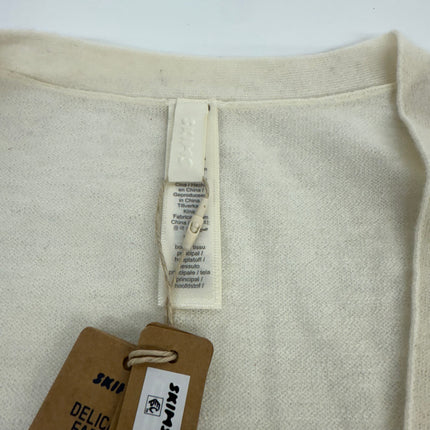 SKIMS Featherweight Cashmere Cardigan Pearl White Size 2X New