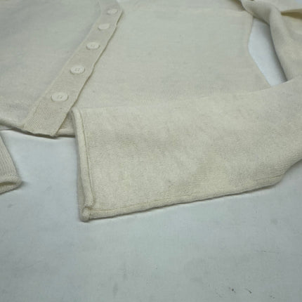 SKIMS Featherweight Cashmere Cardigan Pearl White Size XS New