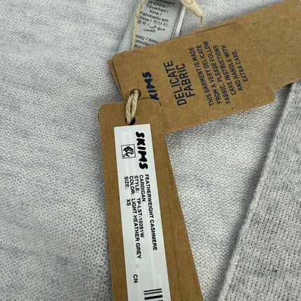 SKIMS Featherweight Cashmere Cardigan Grey Size XS New