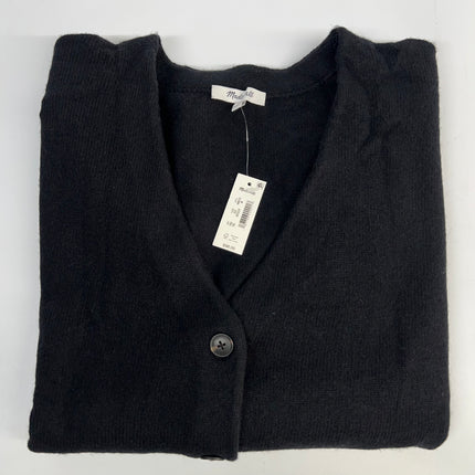 Madewell V-neck Relaxed Cardigan - New - Wool - Black - Size M