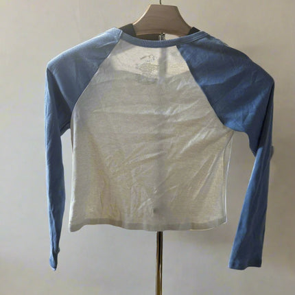 Kids' Blue and White Long Sleeve Shirt - Art Class, New, Size 6-7