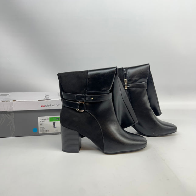 Liz Claiborne Women's LC Hayland WWC Boots Black 9 Wide New