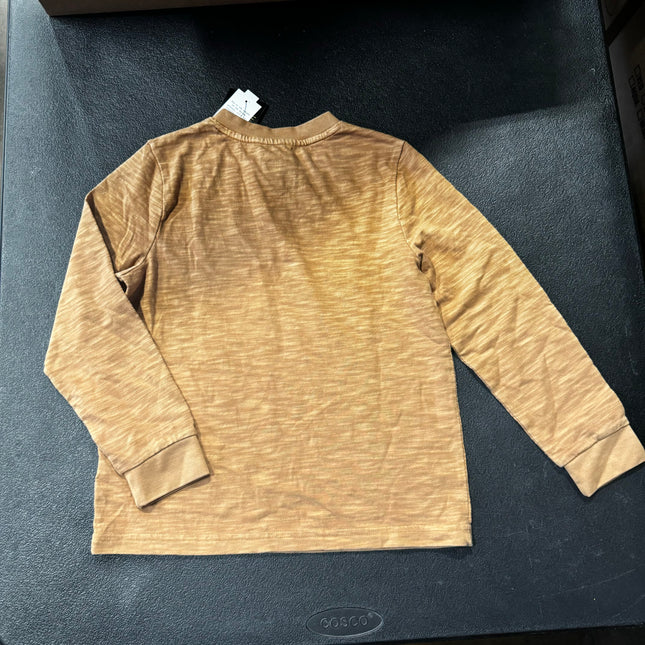 Boys' Long Sleeve Gold Henely - art class™, New