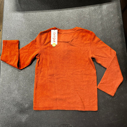 Boys' Orange Long Sleeve Pocket Henley Shirt - Cat & Jack™, New, Size- 4,8