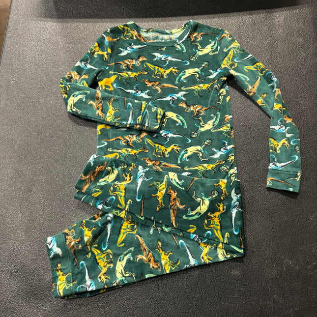 Boys' Dark Green 2pc Dinos Snuggly Soft Pajama Set - Cat & Jack™, New Without Tags, Size 4, 6